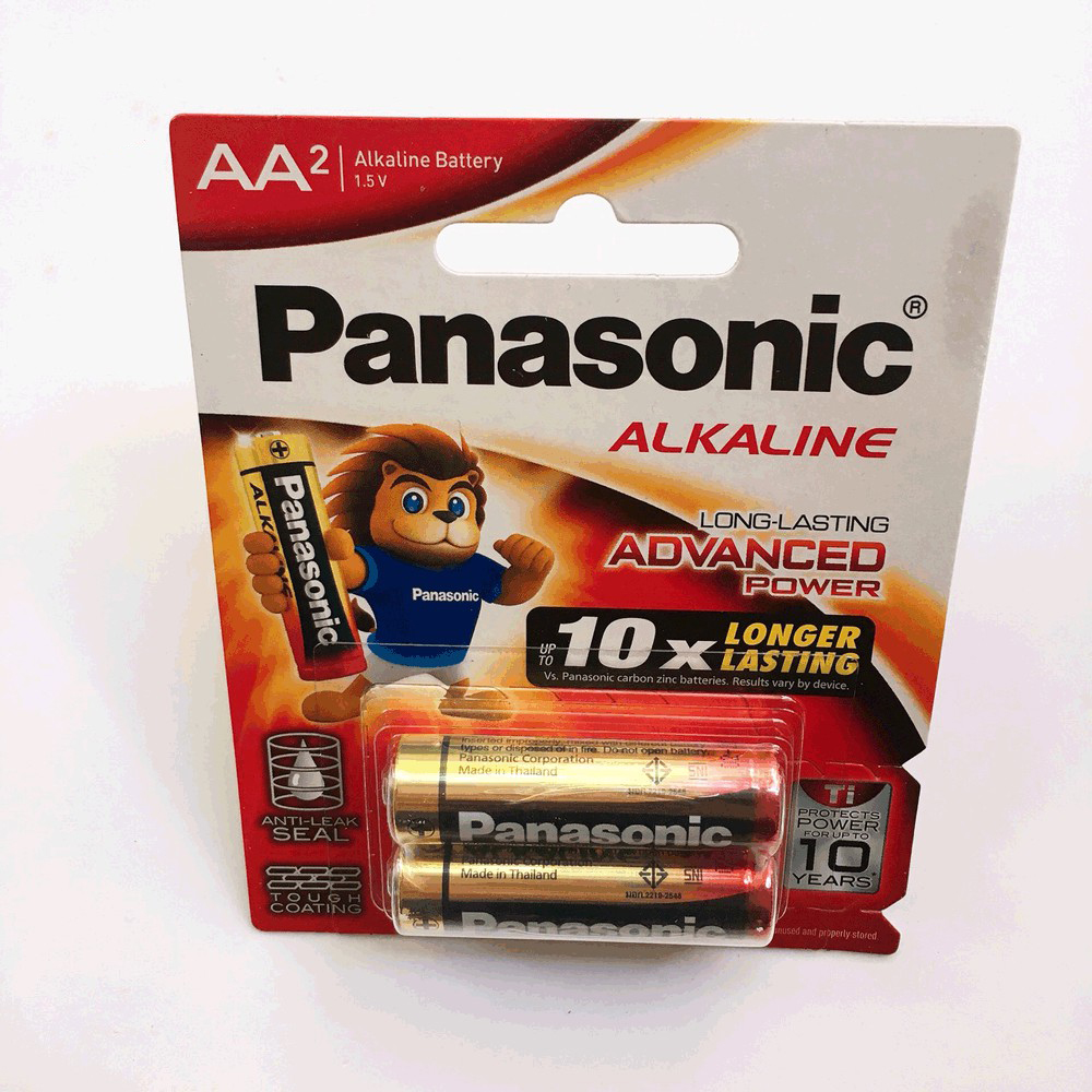 Combo 5 vỉ pin AA Panasonic Alkaline (1 vỉ 2 viên)