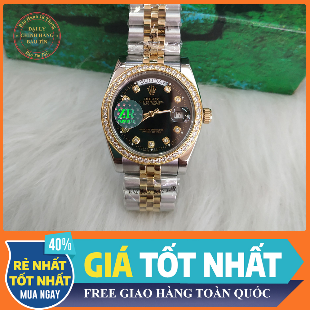 { ĐỒNG HỒ BẢO TÍN SHOP SỊN } Đồng Hồ Nam Automatic Số Kim Cương + Thẻ Bảo Hành