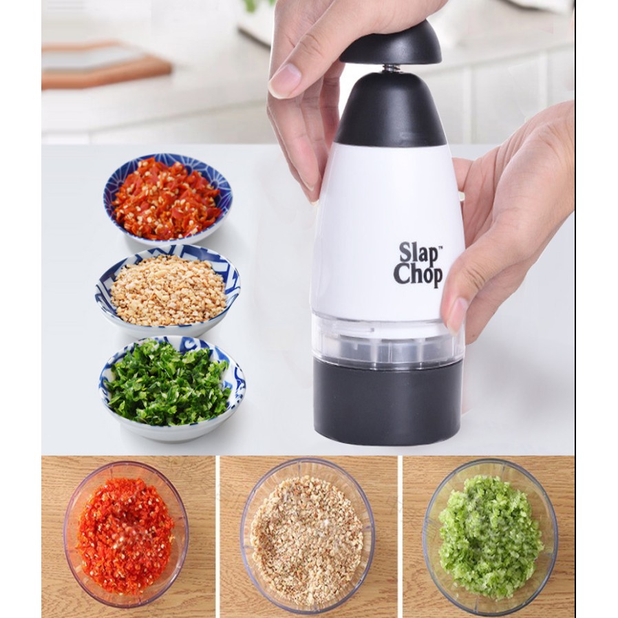 Dụng Cụ Dập Tỏi, Hành, Ớt Đa Năng Cực Nhanh