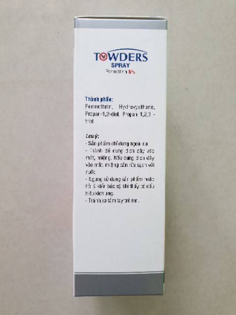 Thuốc xịt trị ghẻ ngứa Towders Spray 100ml (Permethrin 5%)