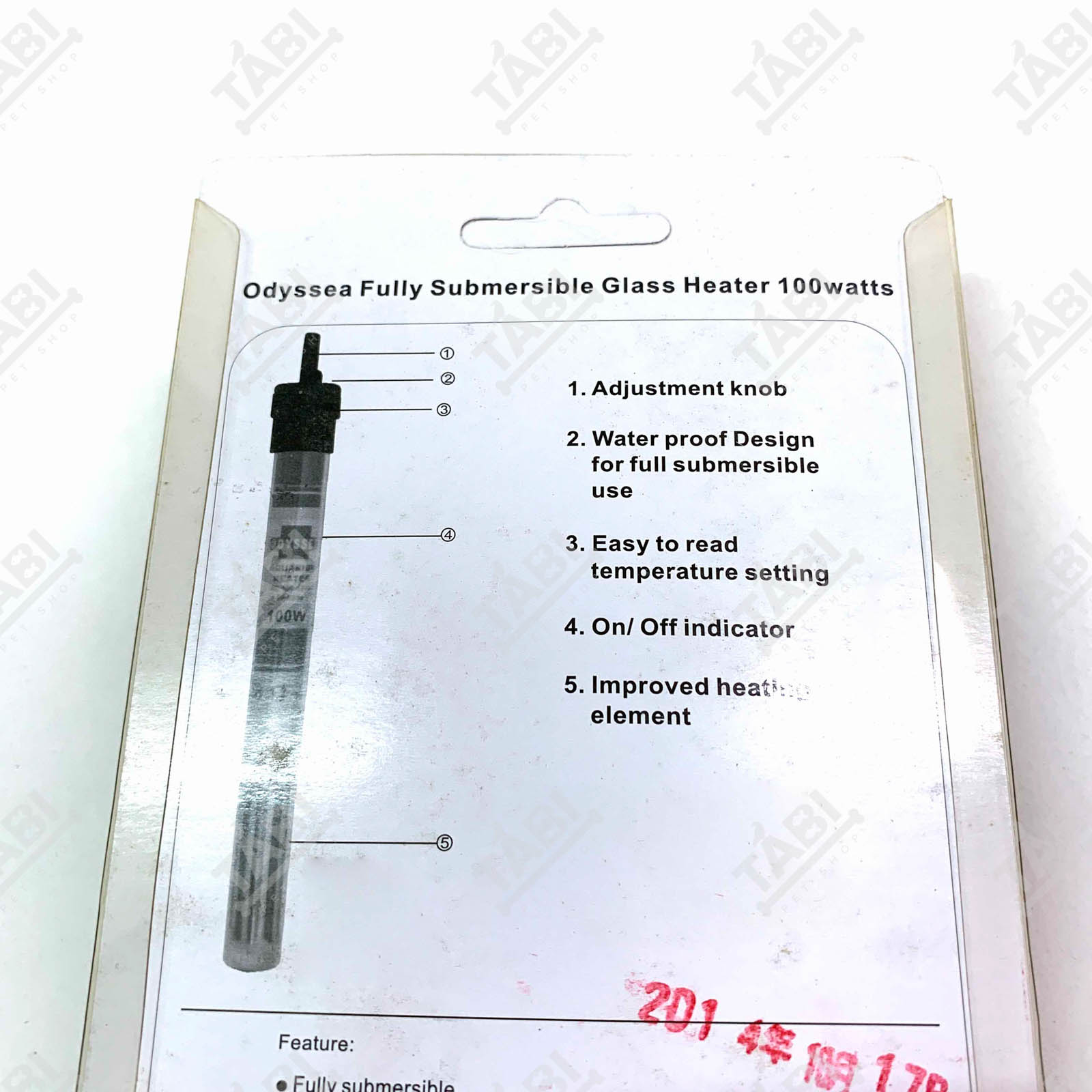 Sưởi Thuỷ Tinh 100W Cho Hồ Cá Thuỷ Sinh