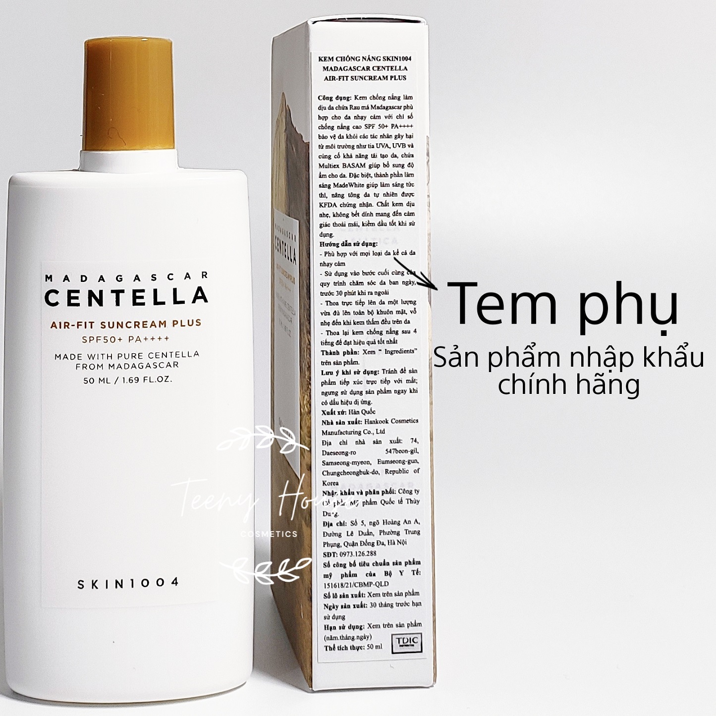 Các dòng kem chống nắng Skin 1004