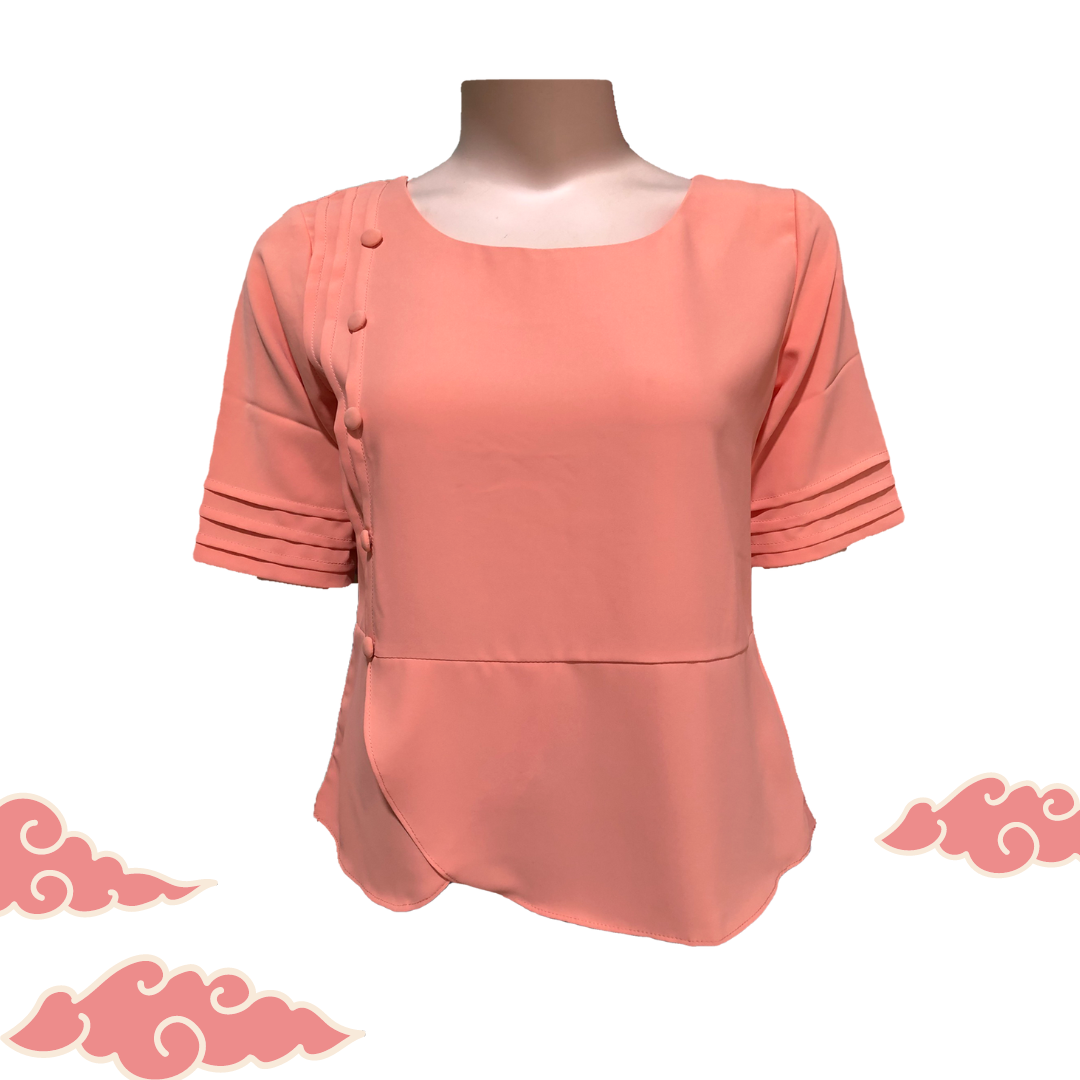 ÁO TRUNG NIÊN NỮ CHO MẸ - Lụa Cao Cấp kiểu nút sang trọng