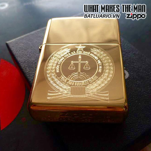 Bật lửa zippo khắc TÒA ÁN NHÂN DÂN – Bật lửa zippo 254B.TAND
