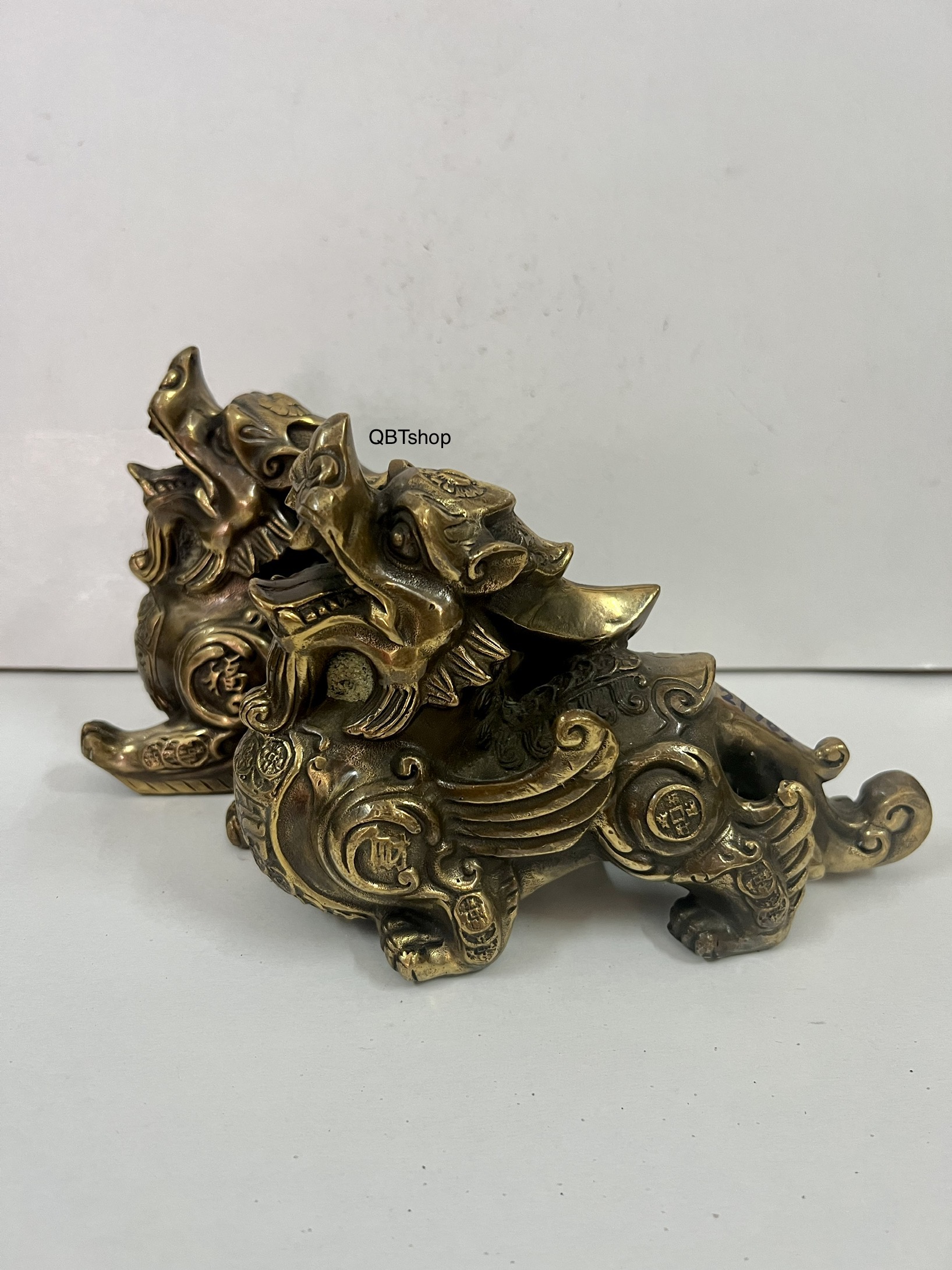 Cặp tỳ hưu trung bằng đồng