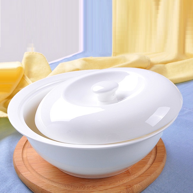 Thố sứ đựng cơm có nắp - thố sứ đựng cơm