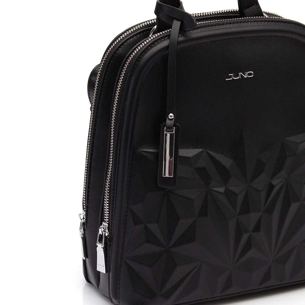 Balo Nữ Thời Trang JUNO Phom Đứng Hoạ Tiết 3D BL063