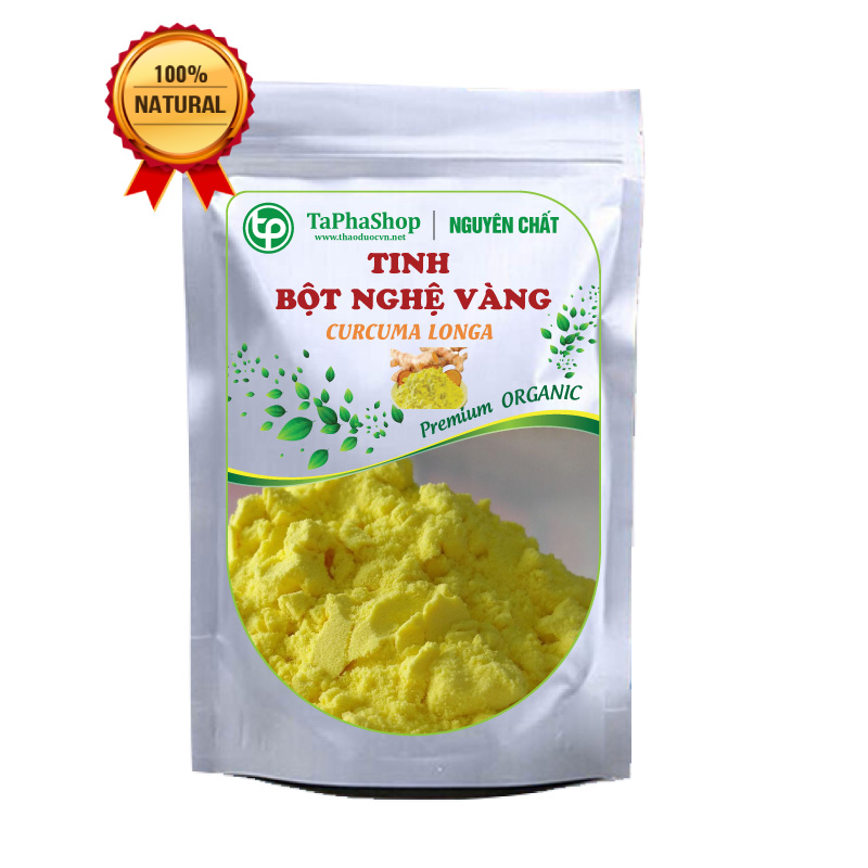 Tinh bột nghệ vàng nguyên chất 200g - tấn phát