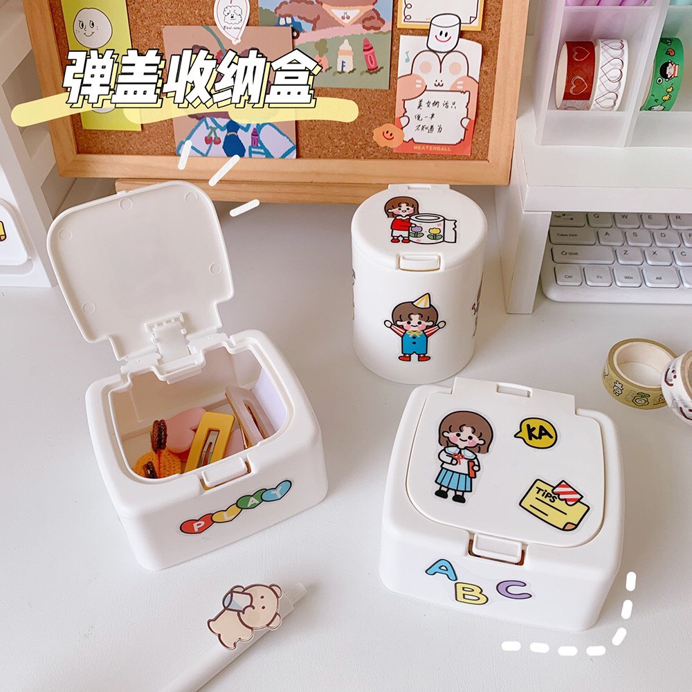 SET 2 TẤM STICKER dán trang trí xinh xắn