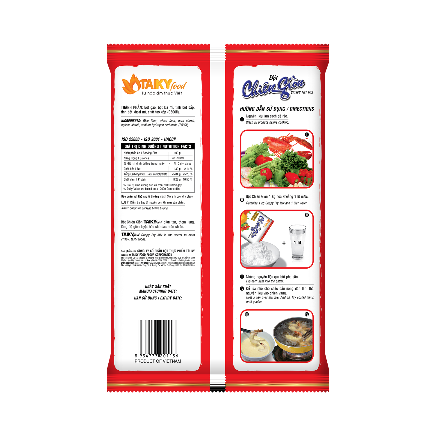 1KG BỘT CHIÊN GIÒN TÀI KÝ