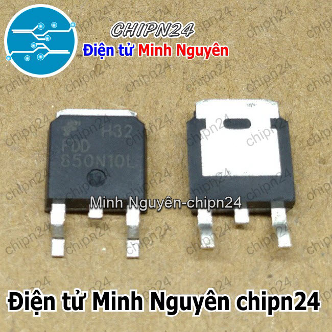 [2 con] (SOP) Mosfet Dán 850N10 TO-252 15.7A 100V Kênh N (SMD) (FDD850N10 FDD 850N10) - HH004740