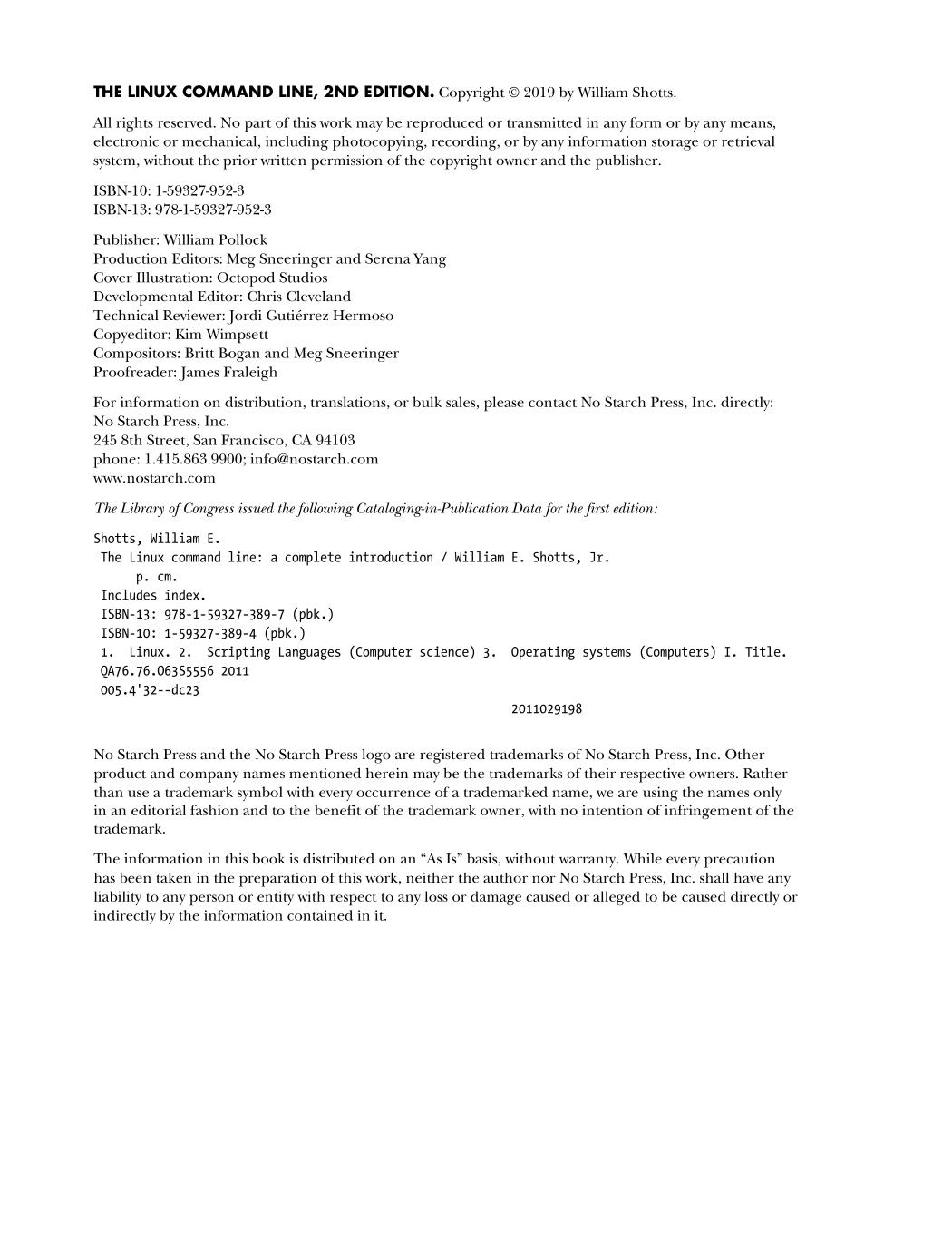 The Linux Command Line