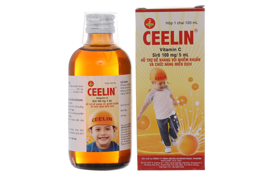 [HCM]Siro Bổ Sung Vitamin C Cho Trẻ Ceelin