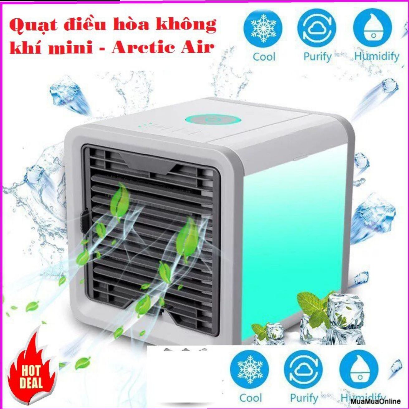 QUẠT ĐIỀU HÒA LÀM MÁT HƠI LẠNH - VỎ NHỰA ABS, SIÊU BỀN, SIÊU RẺ, SIÊU CHẤT LƯỢNG, LÀM MÁT KHÔNG KHÍ CỰC NHANH