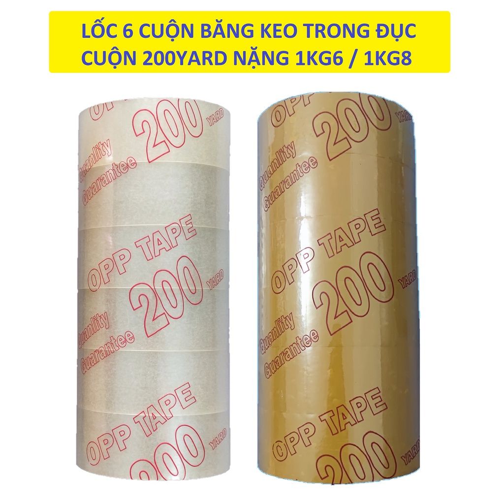 Băng Keo Trong, Đục 200 Yard