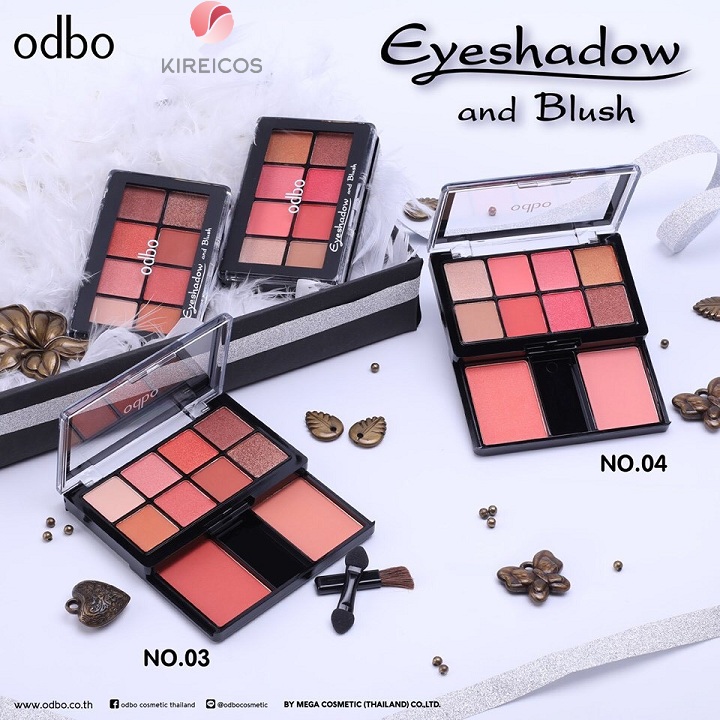 Set Phấn Mắt Má Hồng Eyeshadow And Blush OD1022 20Gr