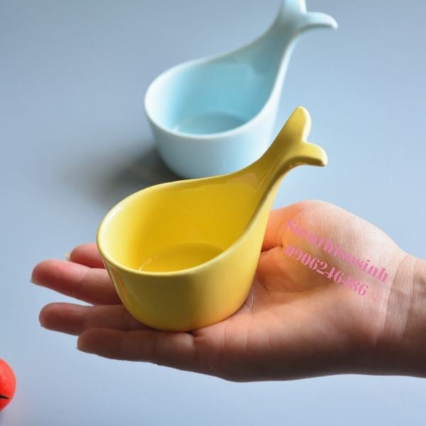 Chén Bát Sứ Đuôi Cá ăn dặm,ăn dặm kiểu Nhật