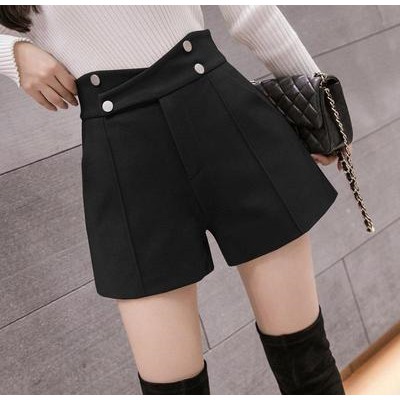 quần short cạp cao 4 cúc