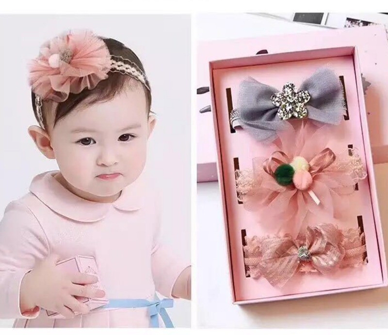 Set băng đô Cài Tóc bé gái cao cấp