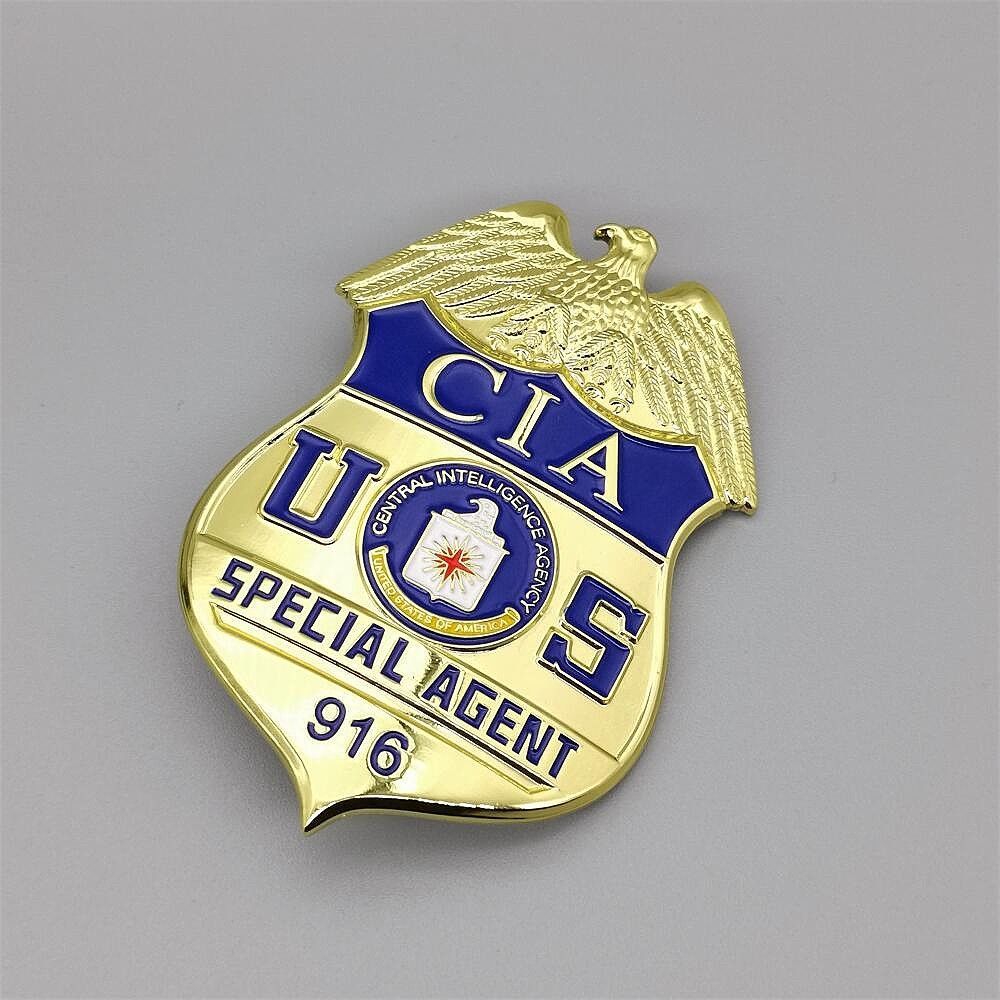 Huy hiệu kim loại mỹ cia huy hiệu đặc vụ tài liệu fbi fbi huy hiệu huy hiệu huy chương kỷ niệm