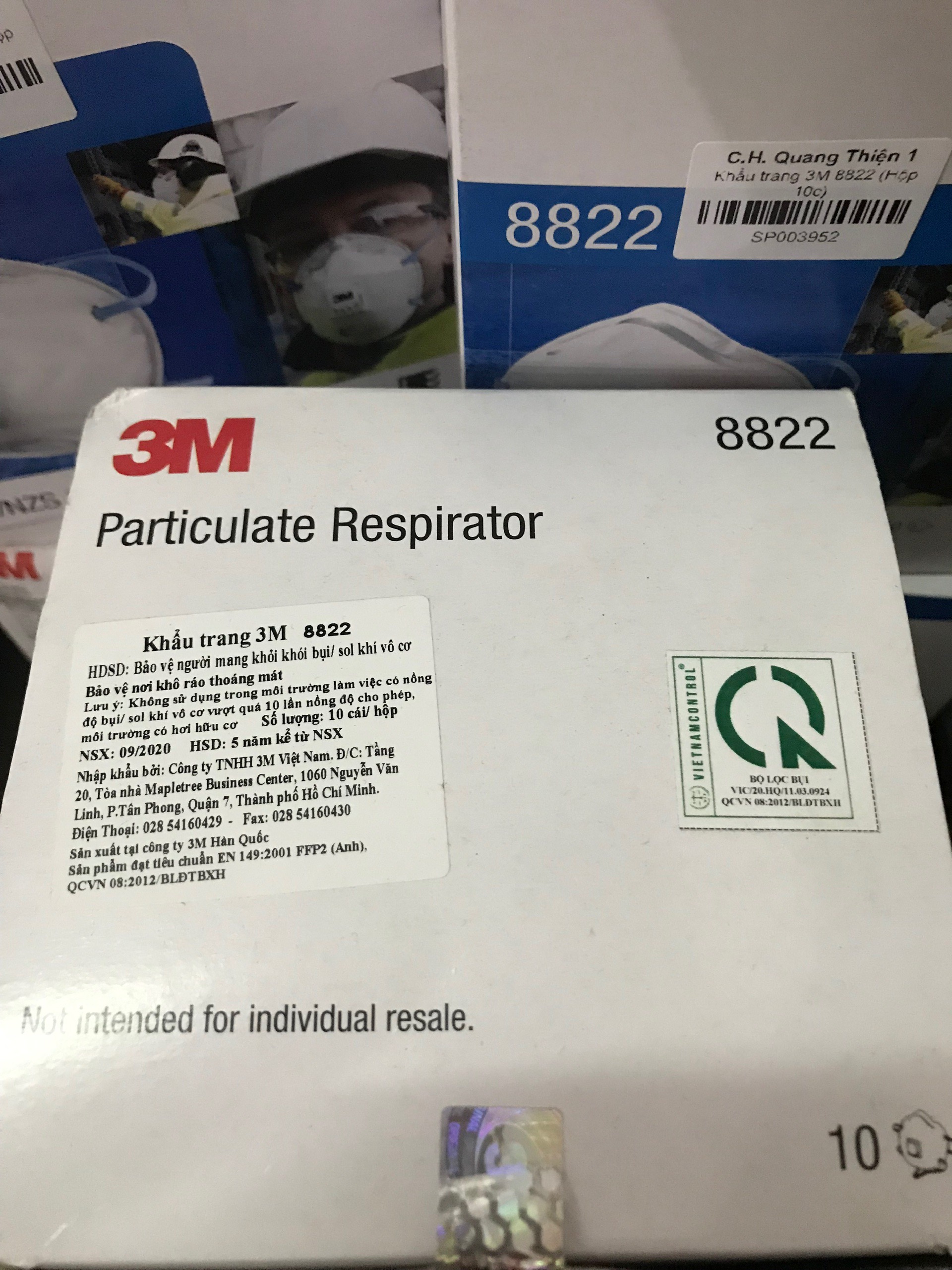 Khẩu trang 3M 8822