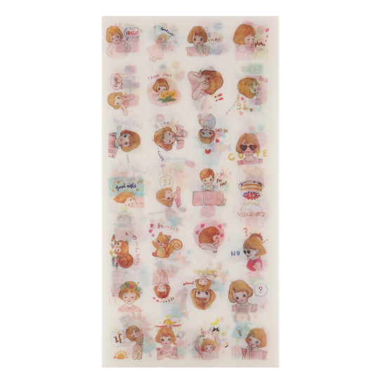 Bộ 6 Tấm Sticker Dán Trang Trí - Happy Holiday