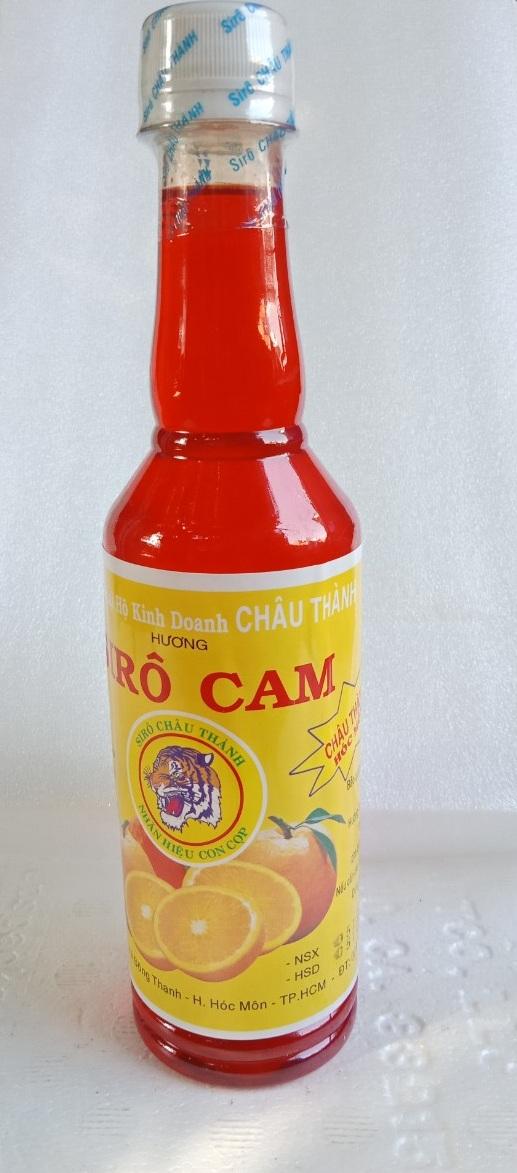 [HCM]Siro hoa quả Châu Thành đủ vị 450ml (Hương Cam)