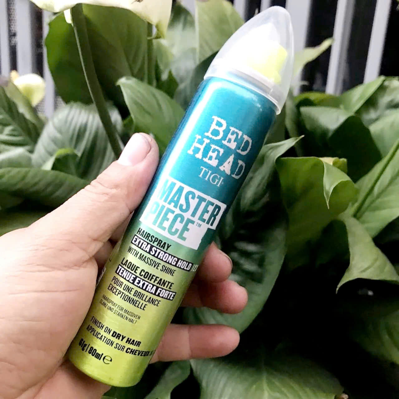 Keo xịt tóc giữ nếp cứng vừa tạo bóng - Tigi Bed Head Masterpiece shine hairspray 340ml