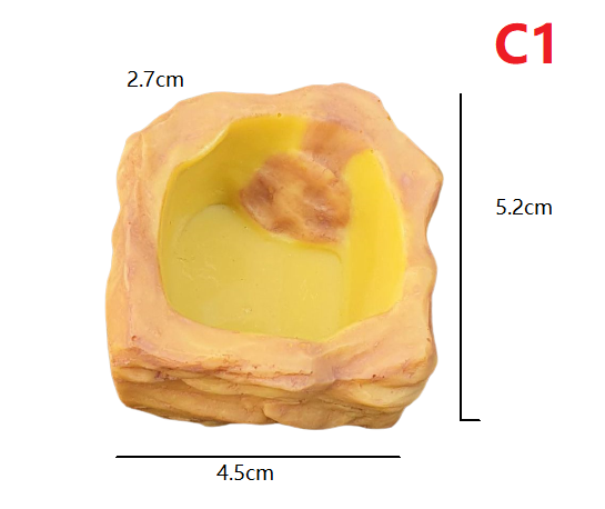 Máng chứa nước giả đá dành cho bò sát