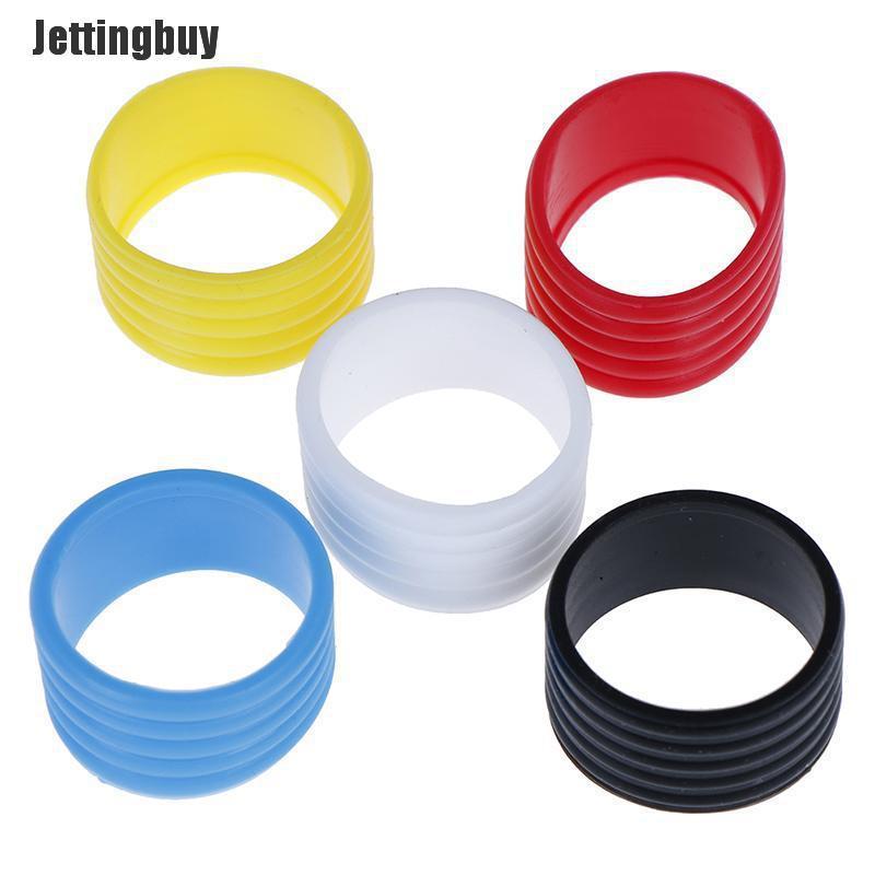 Jettingbuy 4 Cái Kẹp Vòng Cao Su Cho Vợt Tennis Vòng Cao Su Tay Cầm Co Giãn Co Giãn