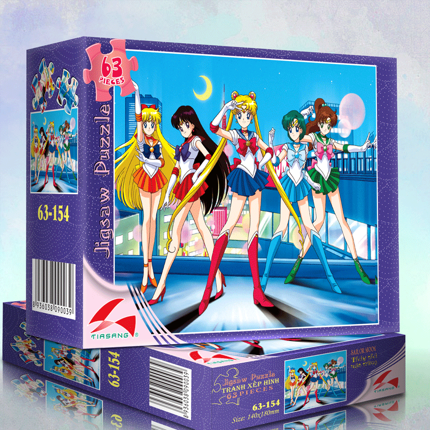 Tranh xếp hình Tia Sáng 063 mảnh - THỦY THỦ MẶT TRĂNG - MSP: 063-154