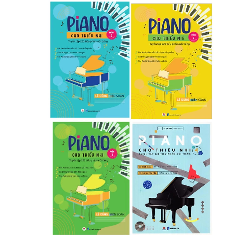 Sách - combo sách piano cho thiếu nhi - newshop
