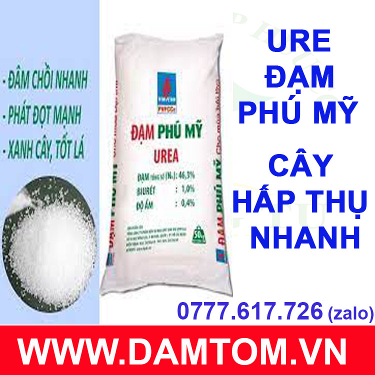 Gói 1kg Phân Urê Phú Mỹ - Đạm Nguyên Chất (đóng gói lẻ 1kg)