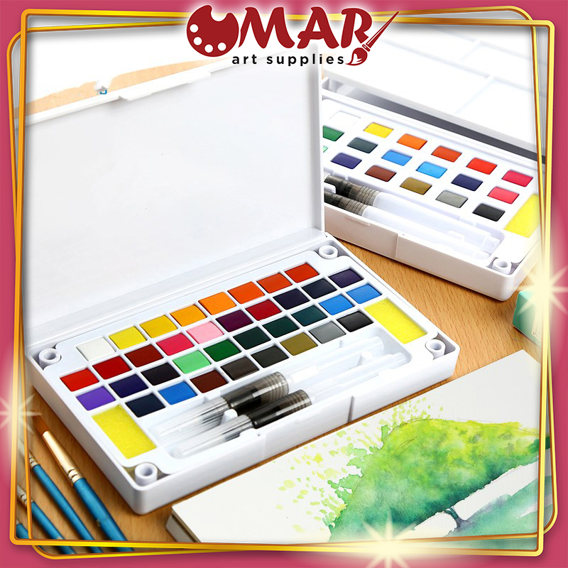 Màu Nước SOLID WATER 12/18/24/36 Màu