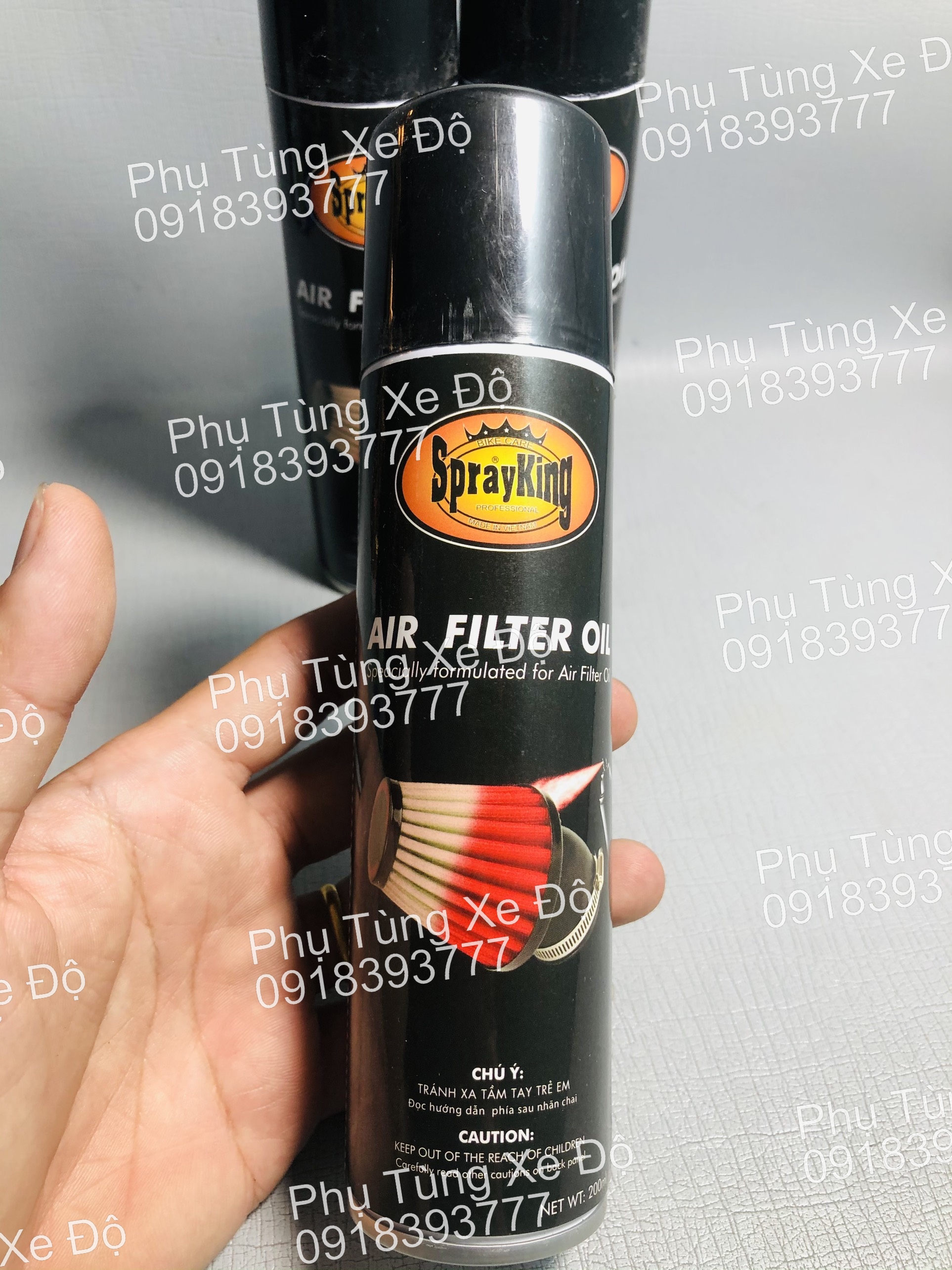 Dung dịch Spray King ==> dùng tẩm dầu cho bo e , lộc gió