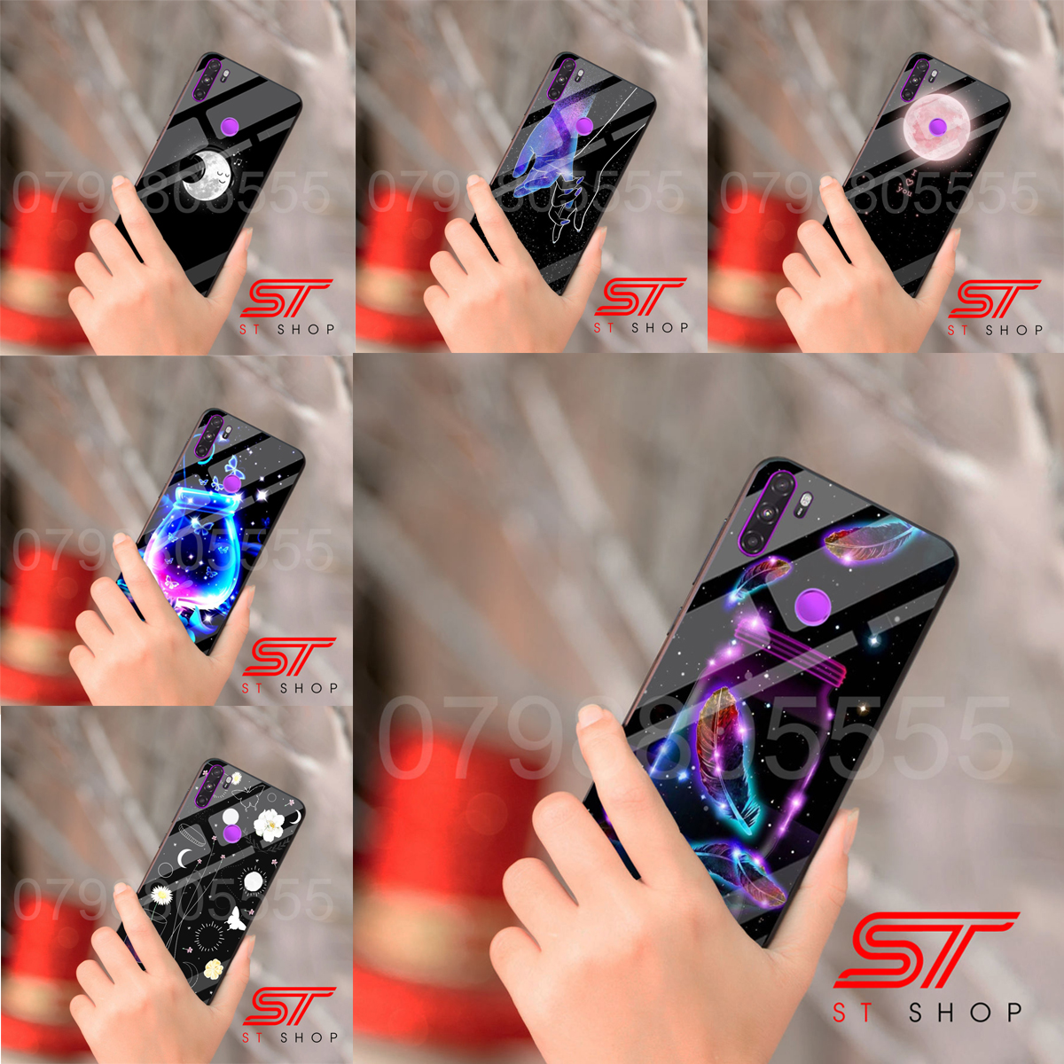 [ 6 Mẫu ] Ốp lưng kính cực đẹp dành cho Vsmart Active 3