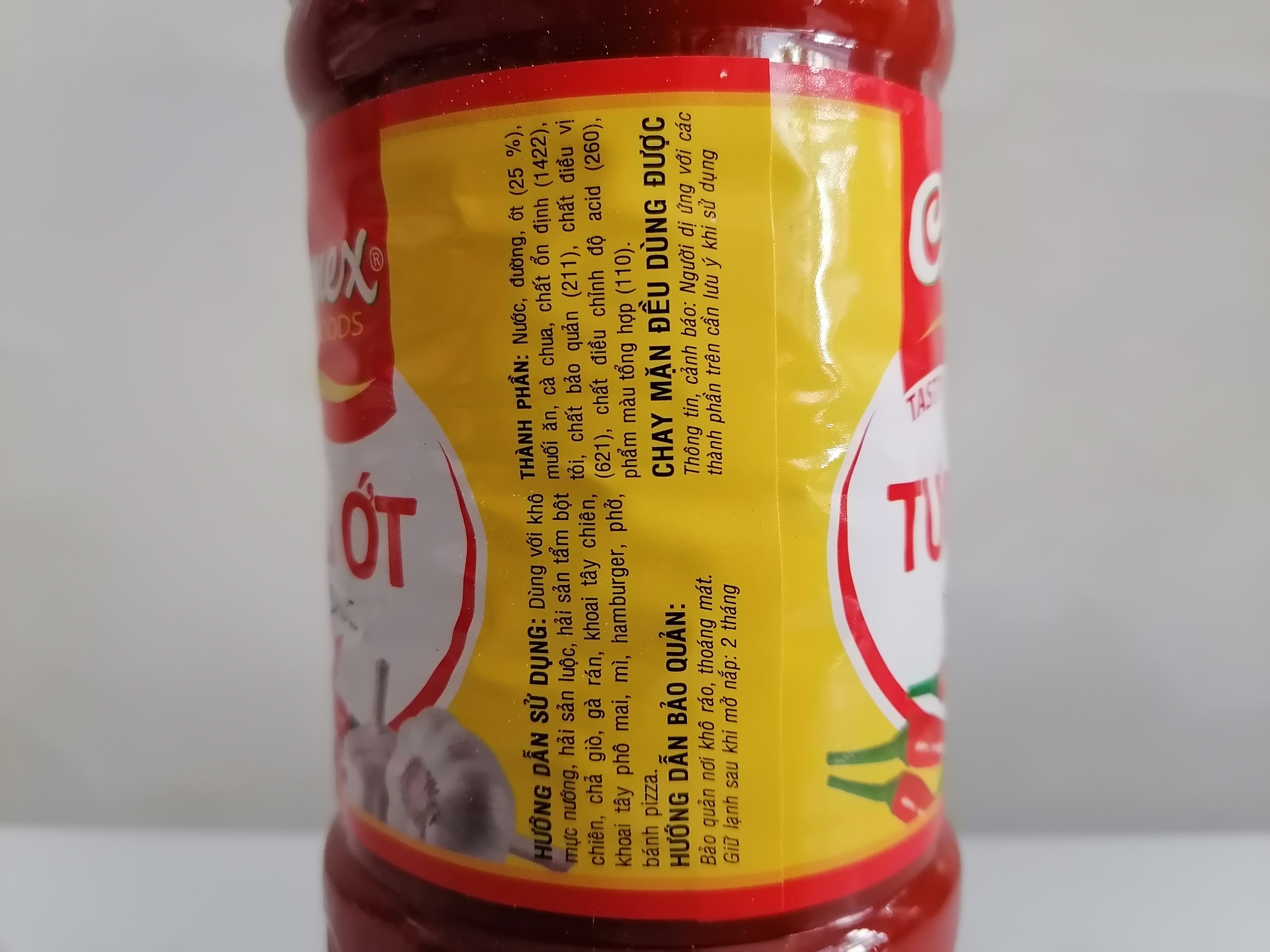 [CHAI 830g] TƯƠNG ỚT [VN] CHOLIMEX Hot Chili Sauce (choli-hk)
