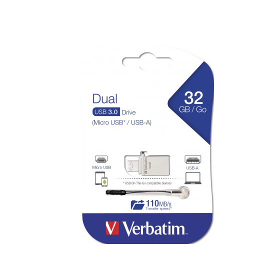 USB Verbatim Store'n' Go OTG Micro USB 3.0 32GB