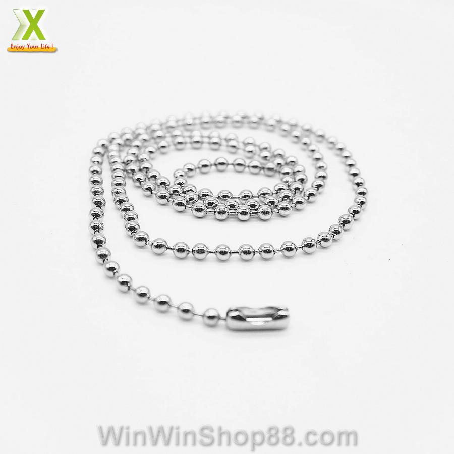 [HCM]Combo 5 sợi Dây bi inox Hàn Quốc DC15 (màu bạc)