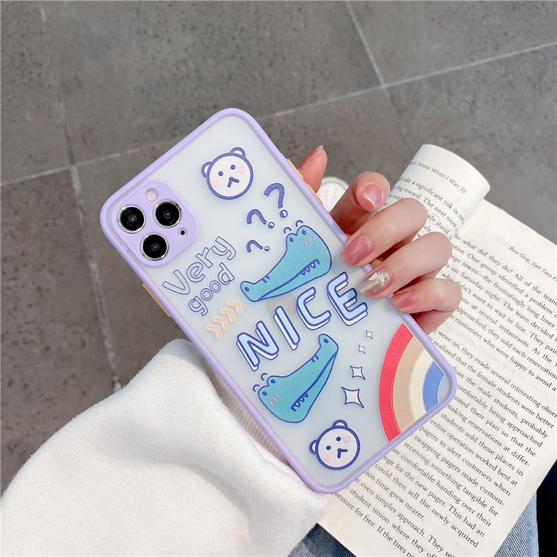 Ốp Lưng Nhám Chống Sock Va Đập Bảo Vệ Camera Nice