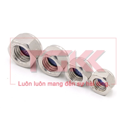 Đai ốc khóa inox 201 đầu PVC (M10-M20)