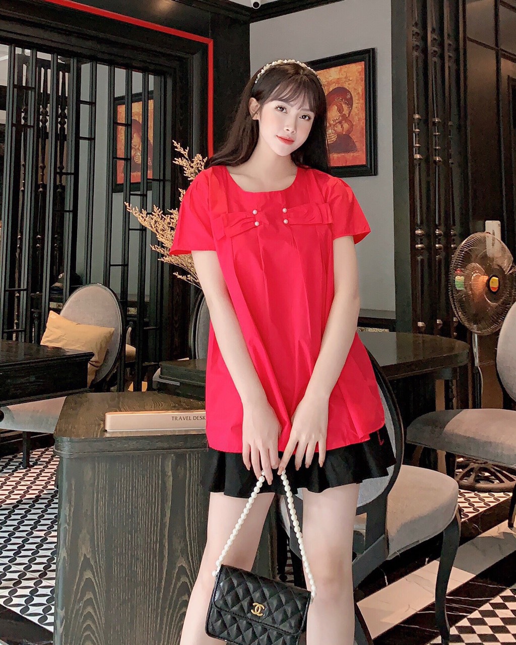 Áo bầu đũi chuẩn đẹp ảnh thật