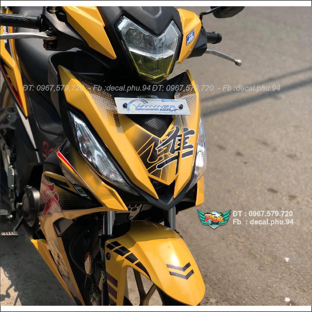 Tem rời Winner Vàng Hayabusa (K)