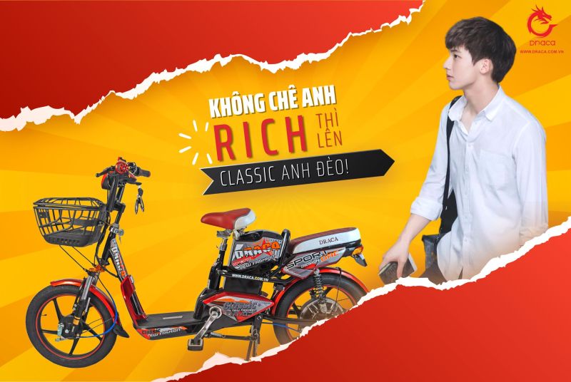 Mua Xe đạp điện Draca Classic - Nam Long Draca