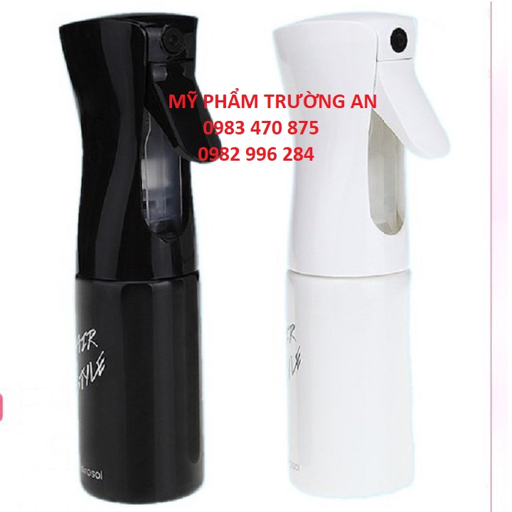 Bình xịt phun sương siêu mịn 200ml 300ml chuyên dụng cho salon làm tóc