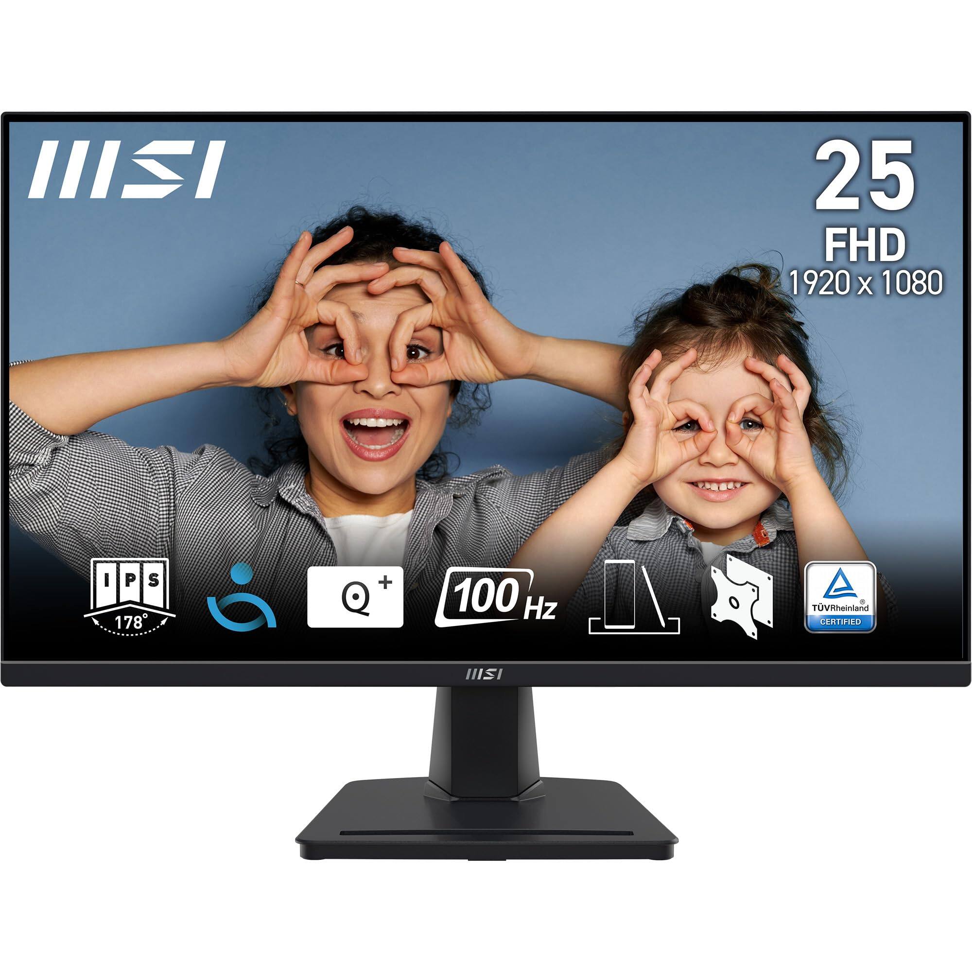 MSI pro mp251 / mp252 24.5 inch (FHD/IPs/100Hz/1ms) display-authentic
