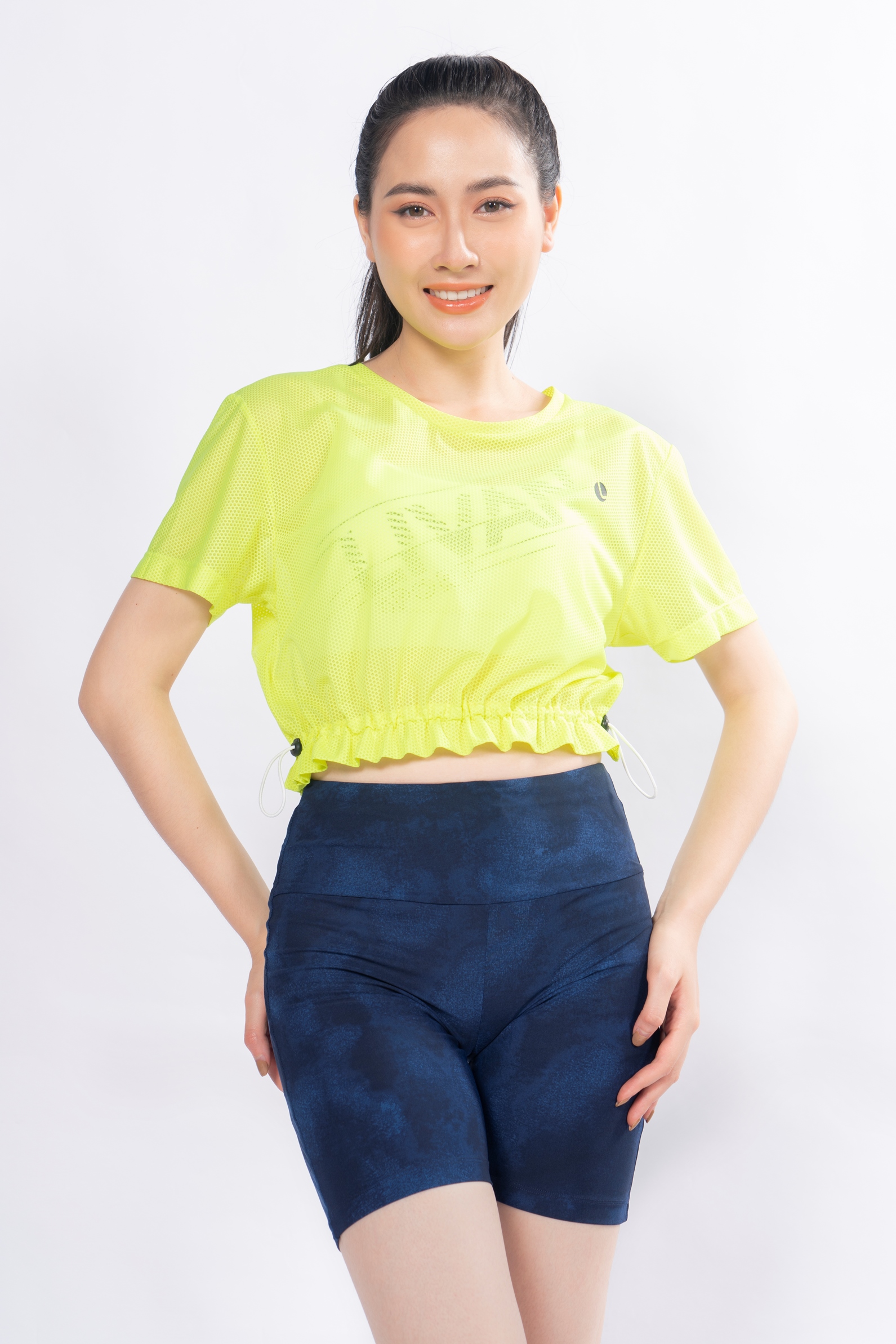 Quần Short Nữ Cloudy Livan Sport Form Ôm Cạp Cao