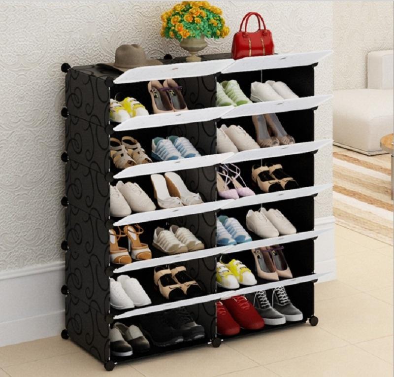 Tủ Giày Lắp Ghép 12 Ngăn