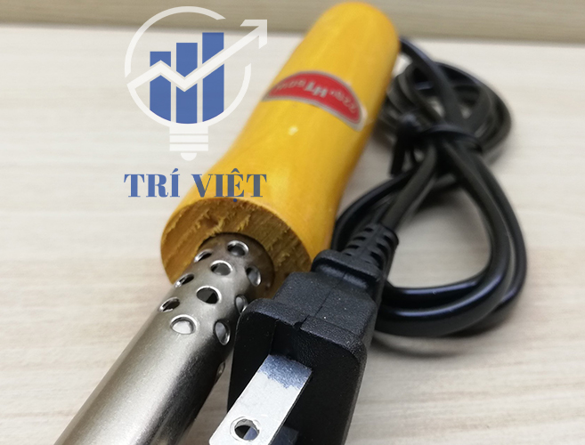 [HCM]Mỏ Hàn Chì Hỏa Tiễn 60W Cán Gỗ + Tặng Chì Hàn