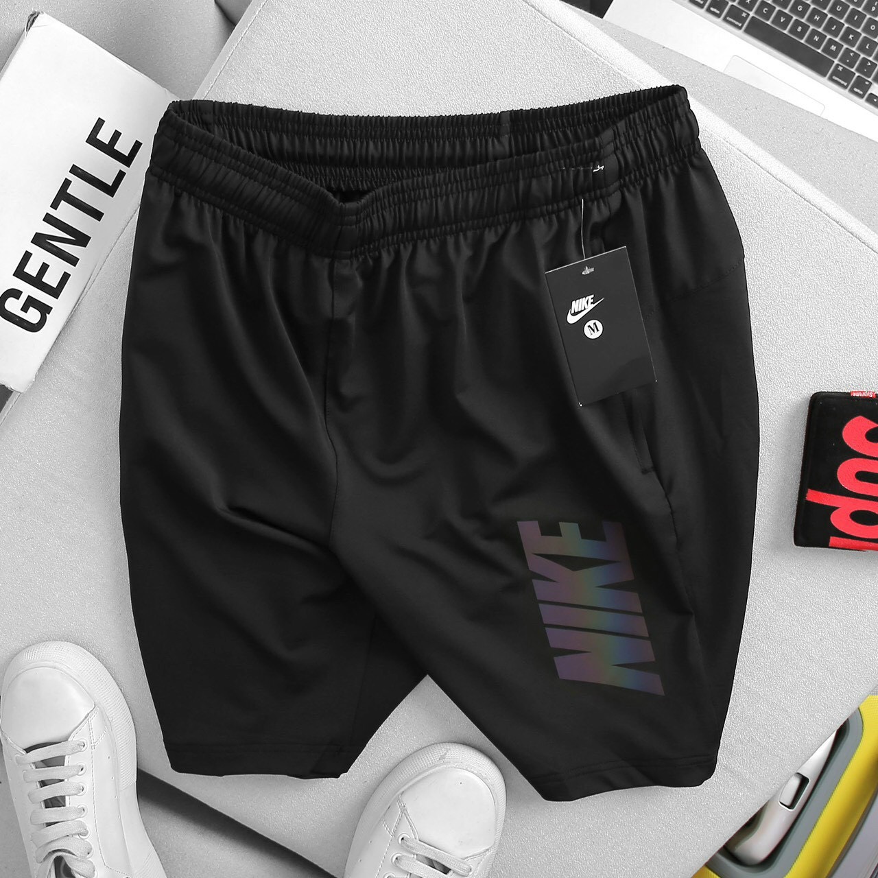 Quần Short Thể Thao Nam Poly Logo 7 Màu Nổi Bật